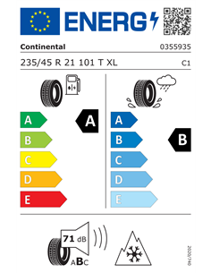 CONTINENTAL ALLSEASONCONTACT 2 EV 235/45 R21 101T XL 2