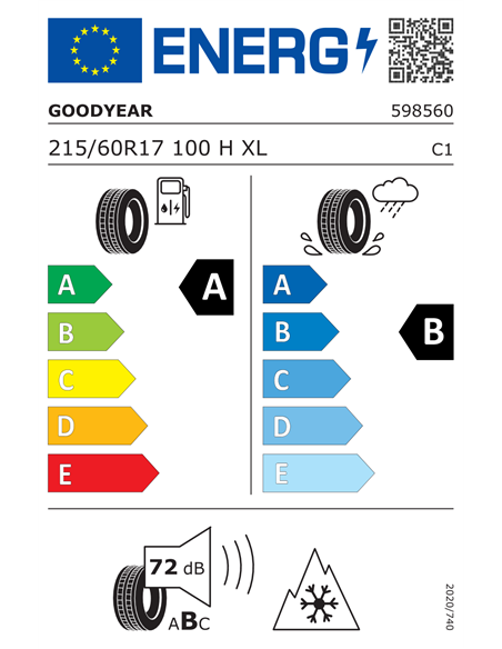 GOODYEAR VECTOR 4SEASONS GEN-3 EV 215/60 R17 100H XL
