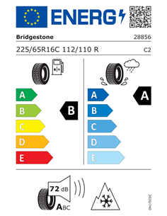 BRIDGESTONE DURAVIS ALL SEASON 8PR 225/65 R16C 112/110R 2