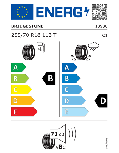 BRIDGESTONE DUELER HT 685 255/70 R18 113T BRIDGESTONE DUELER HT 685 255/70 R18 113T