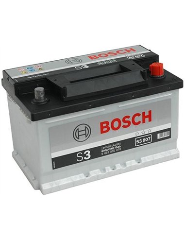BOSCH S3 12V 70Ah 640A - Borna Normala (dreapta +)