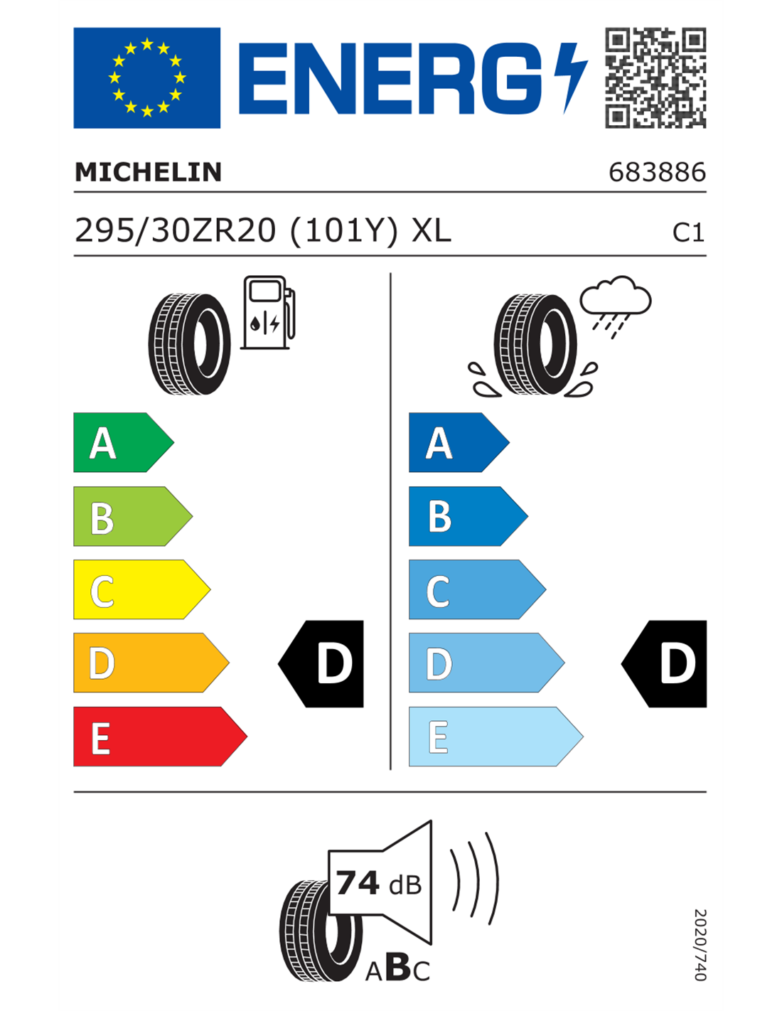 MICHELIN PILOT SPORT CUP 2 R N0 295/30 R20 101Y XL