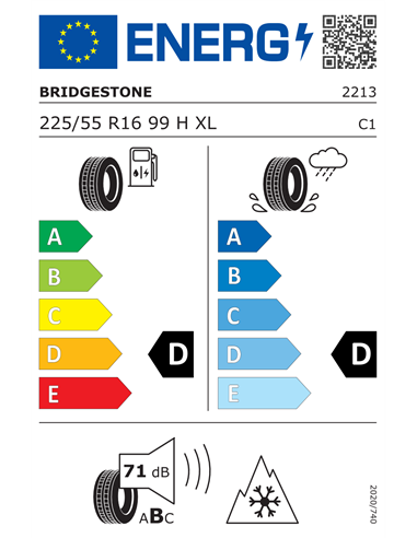 BRIDGESTONE BLIZZAK LM32 225/55 R16 99H XL