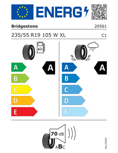 BRIDGESTONE TURANZA 6 235/55 R19 105W XL 2