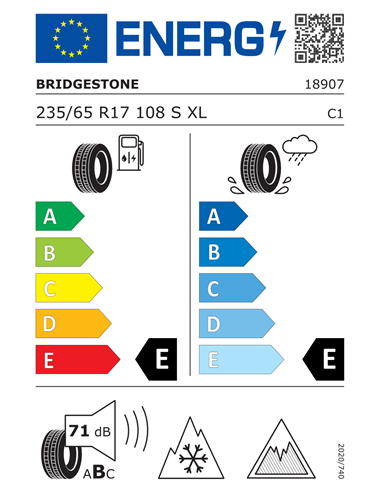 BRIDGESTONE BLIZZAK DM-V3 235/65 R17 108S XL