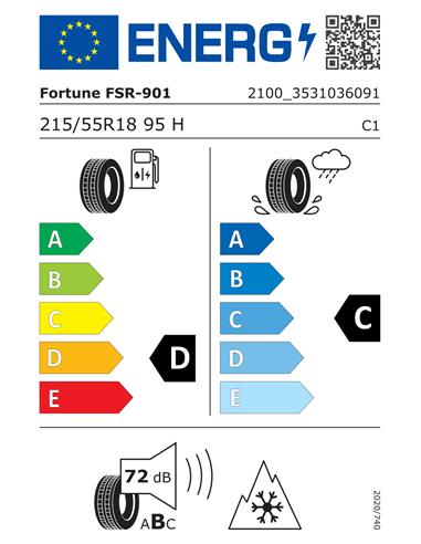 FORTUNE SNOWFUN FSR-901 215/55 R18 95H