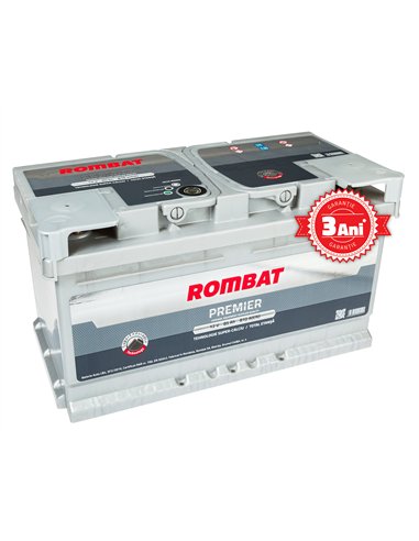 ROMBAT PREMIER 12V 85Ah 810A - Borna Normala (dreapta +)