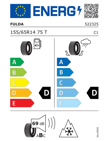 FULDA KRISTALL MONTERO 3 155/65 R14 75T