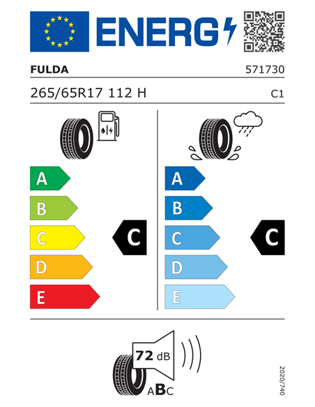 FULDA 4X4 ROAD 265/65 R17 112H