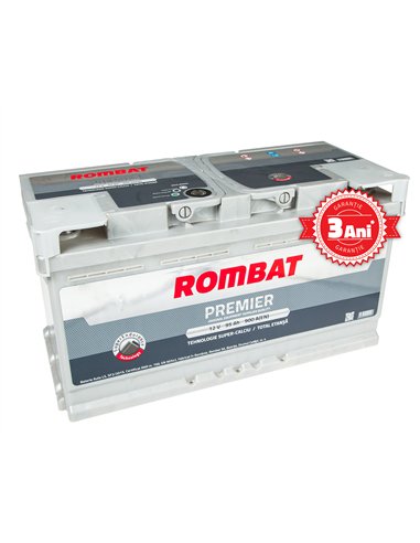 ROMBAT PREMIER 12V 95Ah 900A - Borna Normala (dreapta +)