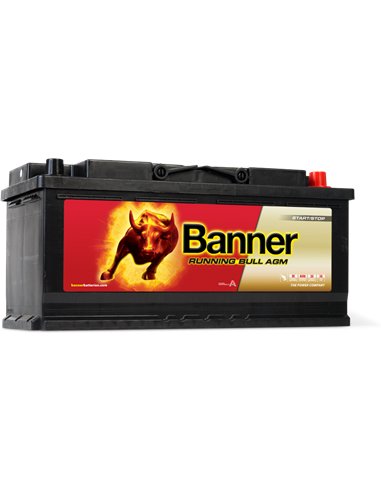 BANNER Running Bull AGM 12V 105Ah 950A - Borna Normala (dreapta +)