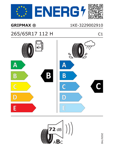GRIPMAX STATURE HT 265/65 R17 112H