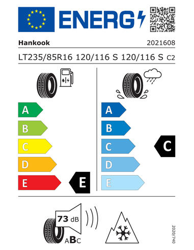 HANKOOK DYNAPRO AT2 RF11 10PR 235/85 R16 120/116S