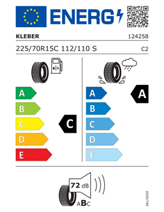 KLEBER TRANSPRO 2 225/70 R15C 112/110S 2