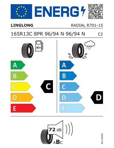 LINGLONG R701 165/80 R13C 96/94N LINGLONG R701 165/80 R13C 96/94N
