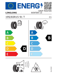 LINGLONG GRIP MASTER WINTER 195/65 R15 91T 2