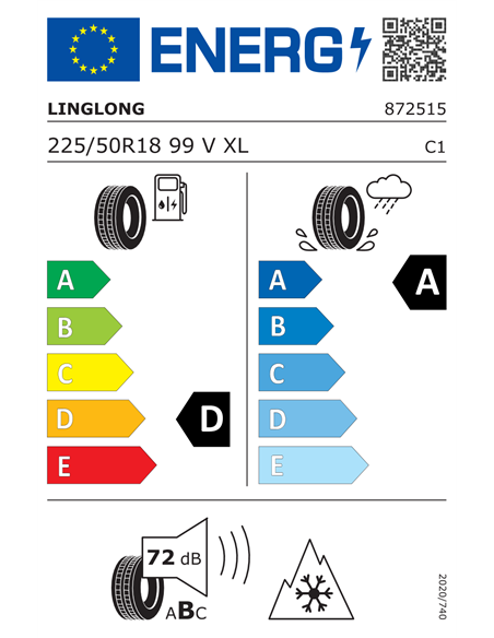 LINGLONG SPORT MASTER WINTER 225/50 R18 99V XL