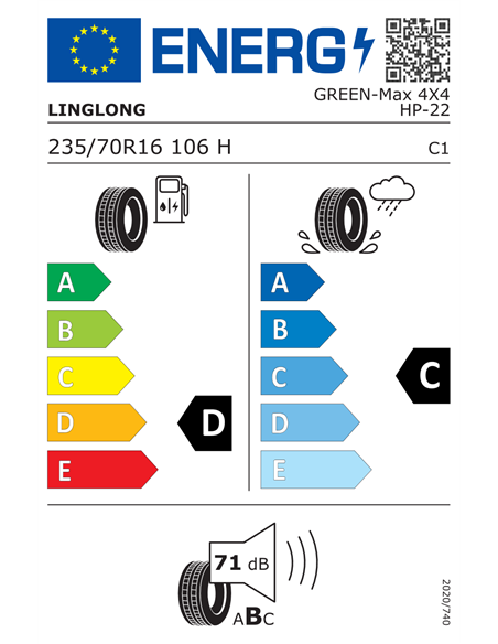 LINGLONG GREEN-MAX 4x4 235/70 R16 106H