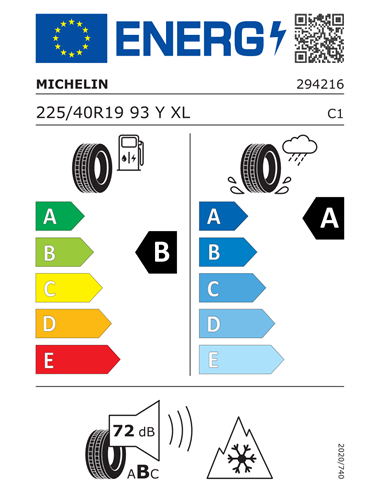 MICHELIN CROSSCLIMATE 3 SPORT 225/40 R19 93Y XL