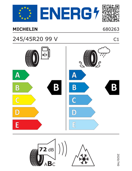 MICHELIN CROSSCLIMATE 3 245/45 R20 99V