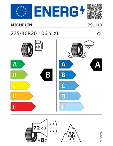 MICHELIN CROSSCLIMATE 3 SPORT 275/40 R20 106Y XL