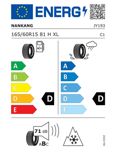 NANKANG SV-3 165/60 R15 81H XL 2