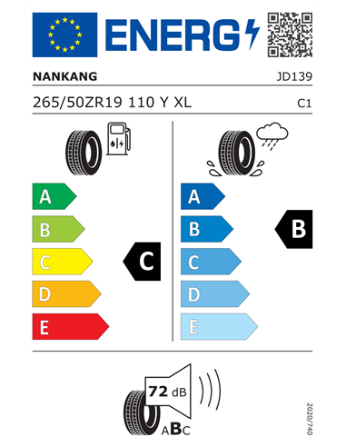 NANKANG SP-9 265/50 R19 110Y XL NANKANG SP-9 265/50 R19 110Y XL