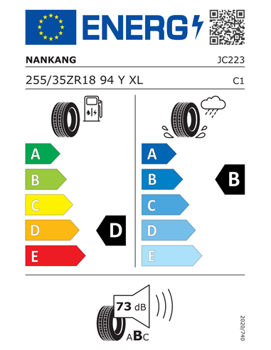 NANKANG NS-2R 255/35 R18 94Y XL NANKANG NS-2R 255/35 R18 94Y XL