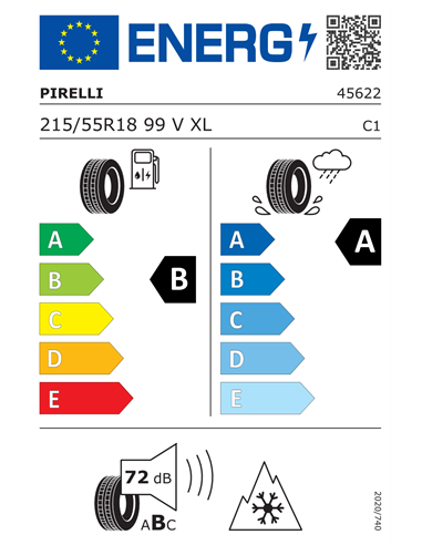 PIRELLI WINTER CINTURATO 3 215/55 R18 99V XL PIRELLI WINTER CINTURATO 3 215/55 R18 99V XL