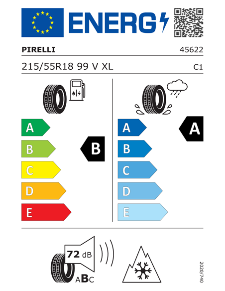 PIRELLI WINTER CINTURATO 3 215/55 R18 99V XL