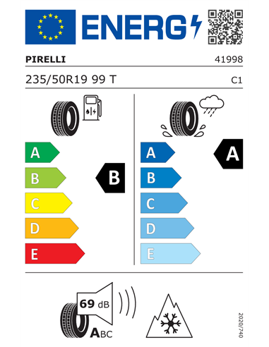 PIRELLI CINTURATO ALL SEASON SF 2 235/50 R19 99T PIRELLI CINTURATO ALL SEASON SF 2 235/50 R19 99T