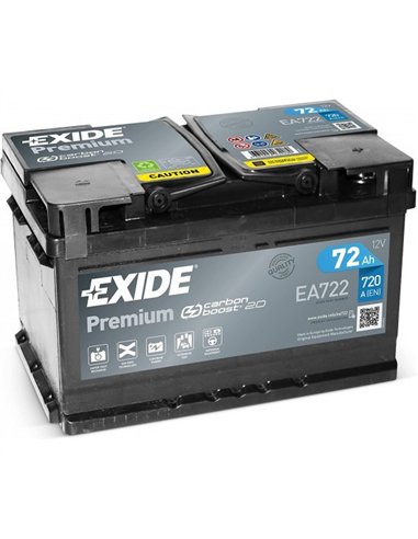 EXIDE PREMIUM 12V 72Ah 720A