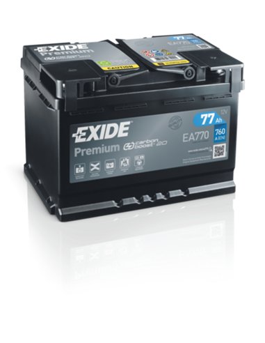 EXIDE PREMIUM 12V 77Ah 760A EXIDE PREMIUM 12V 77Ah 760A