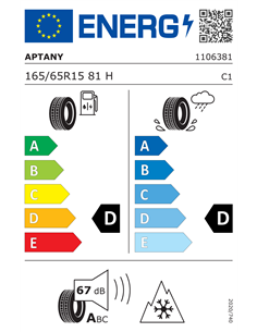 APTANY RC501 165/65 R15 81H 2
