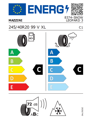 MAZZINI SNOW LEOPARD 3 245/40 R20 99V XL