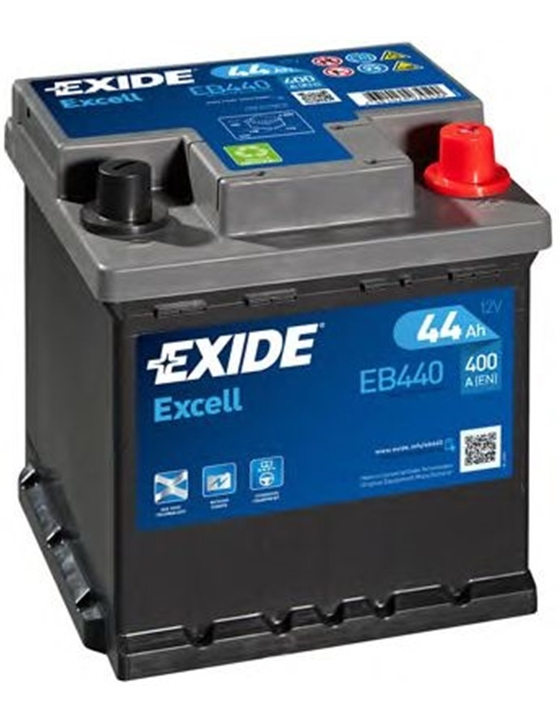 EXIDE EXCELL 12V 44Ah 400A