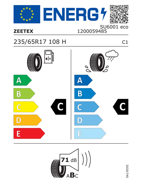 ZEETEX SU6001 ECO 235/65 R17 108H