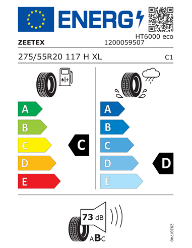 ZEETEX HT6000 ECO 275/55 R20 117H XL