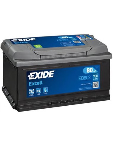 EXIDE EXCELL 12V 80Ah 700A