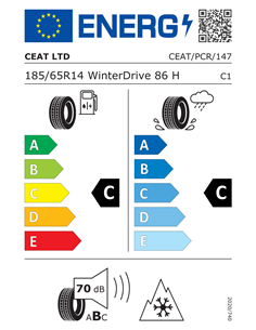 CEAT WINTERDRIVE 185/65 R14 86H 2