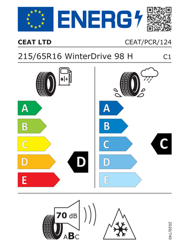 CEAT WINTERDRIVE 215/65 R16 98H