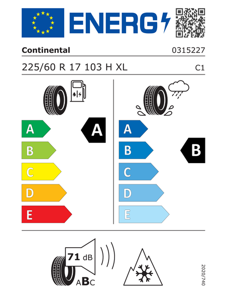 CONTINENTAL ALLSEASONCONTACT 2 225/60 R17 103H XL