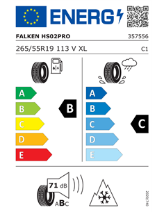FALKEN EUROWINTER HS02 PRO MO 265/55 R19 113V XL 2