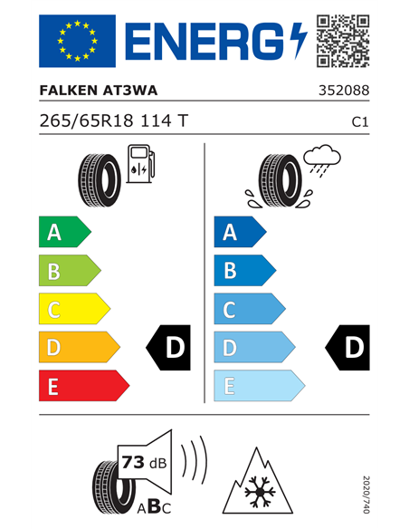 FALKEN WILDPEAK AT AT3WA 265/65 R18 114T
