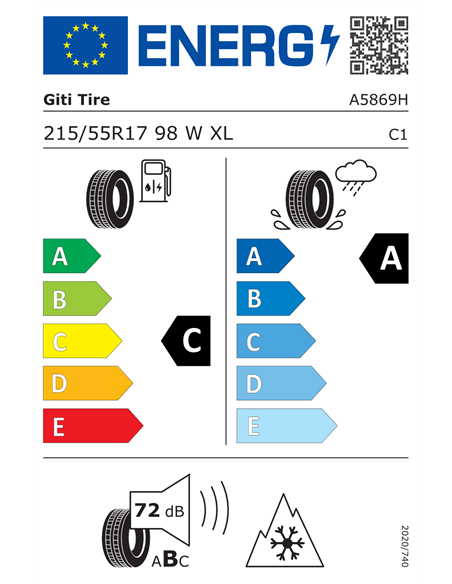 GITI GITIALLSEASON AS2 215/55 R17 98W XL