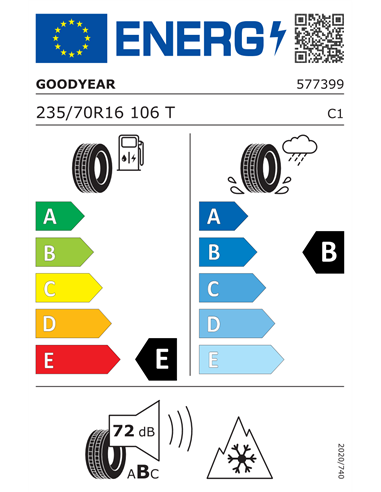 GOODYEAR ULTRA GRIP + SUV 235/70 R16 106T