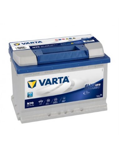 VARTA START-STOP EFB 12V 70Ah 760A - Borna Normala (dreapta +)
