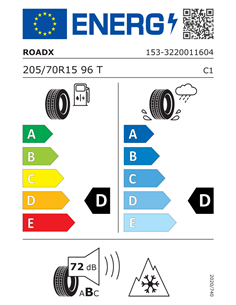 ROADX RXFROST WH12 205/70 R15 96T 2