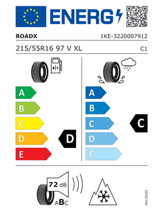ROADX RXFROST WH01 215/55 R16 97V XL 2
