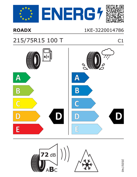 ROADX RXQUEST AT21 215/75 R15 100T
